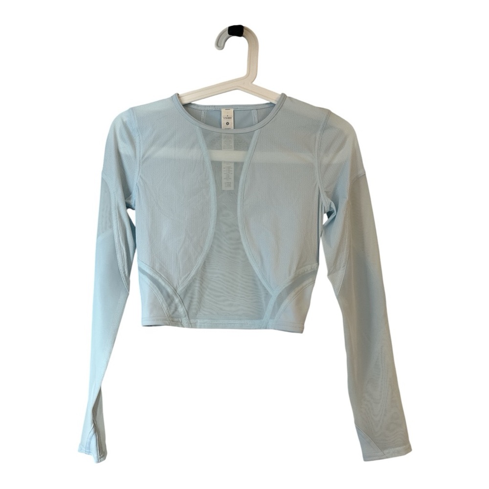 BNWT Lululemon athletica Sky Blue Long Sleeve Bodysuit